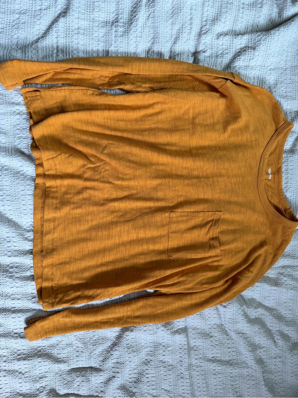 Women’s Long-Sleeve Pocket Shirt - Mustard